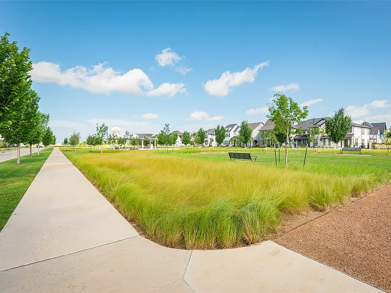 View of the greenbelt area in front of the home
