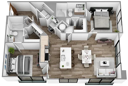 Floor plan K