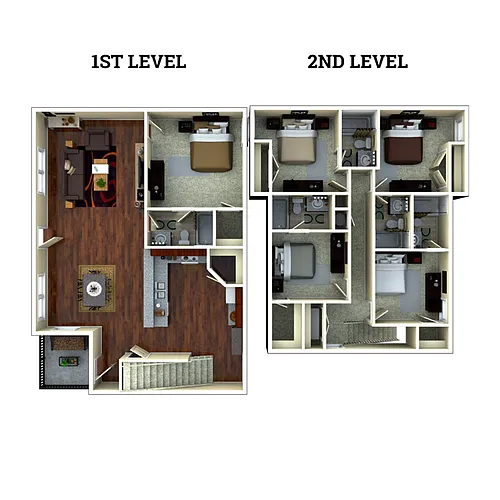 Floor plan Courtyard 5x5