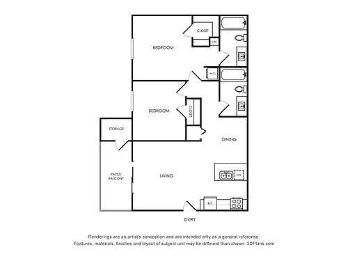 Floor plan B2 Classic
