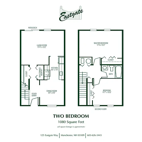 Floor plan 2 bedroom