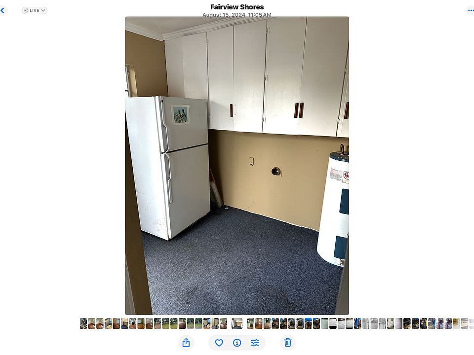 Pantry with refrigerator