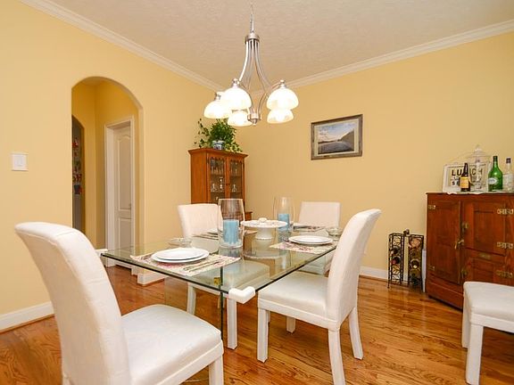 Continue into the large formal dining