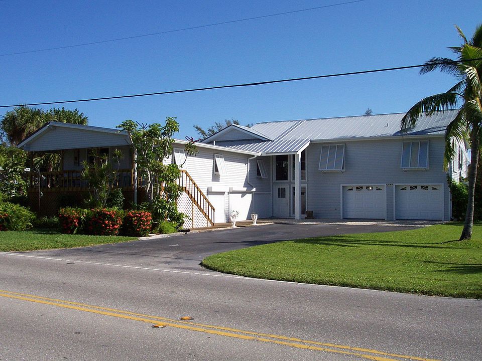 Outside front of house