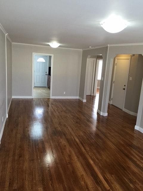 Living room and dining room