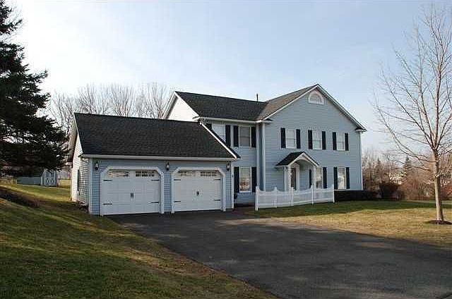 Front Exterior with new garage doors!