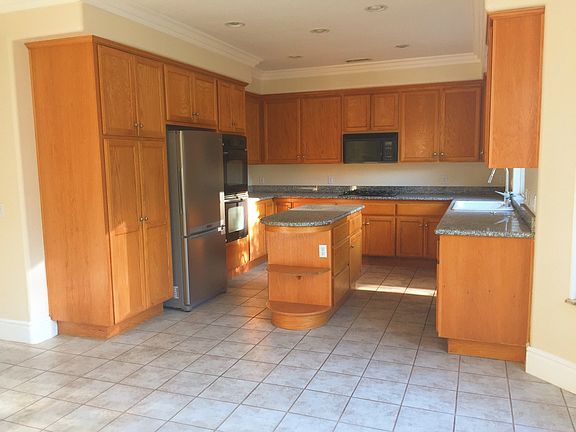 Kitchen with granite counters