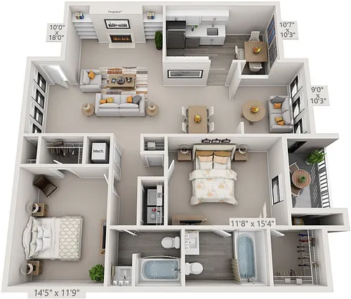 Floor plan B2 Gold