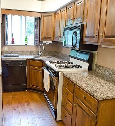 Updated kitchen with granite countertops!