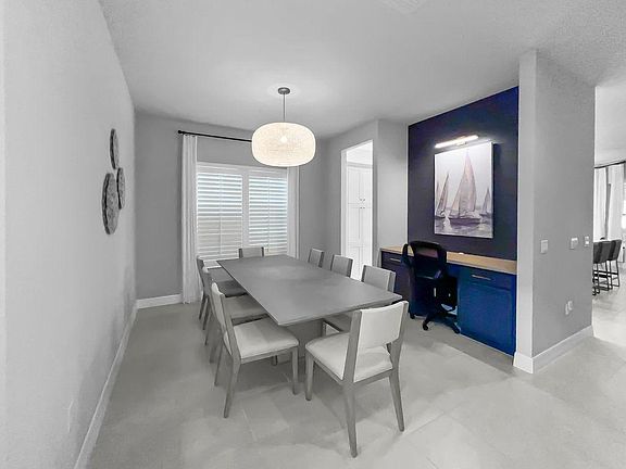 Workspace and dining room