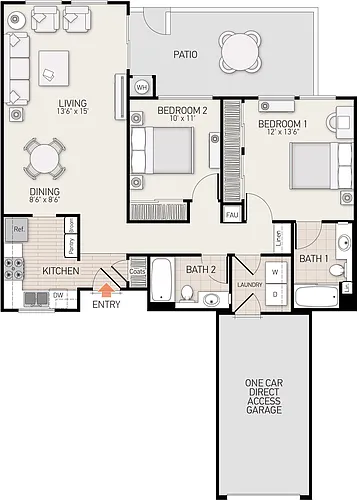 Floor plan Plan C