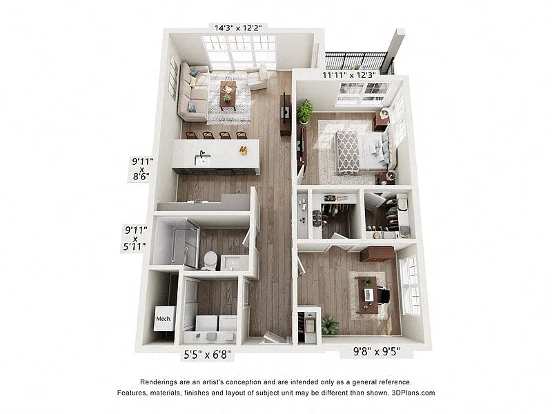 Floor plan Kohlman Style A