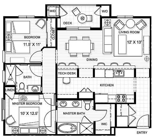 Floor plan D