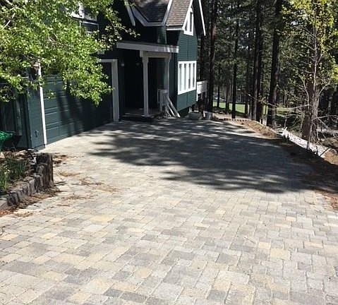 Front of house in the summer