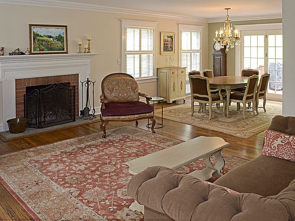 Living Room with Fireplace 