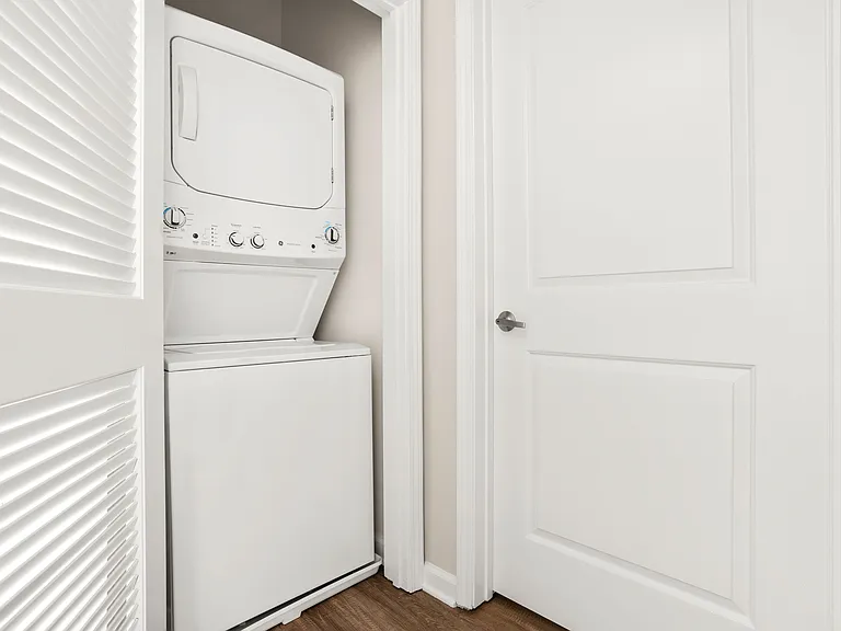 Enjoy the ease of in-home laundry.