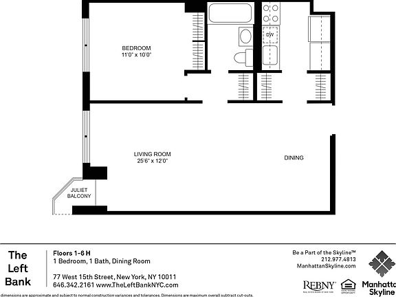 2nd image of 77 W 15th St #408