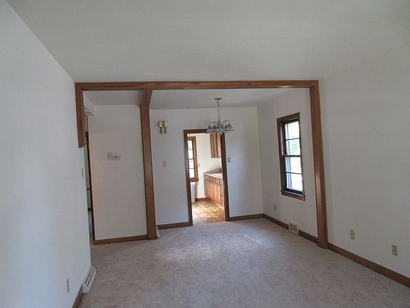 Large living and dining room combination welcomes you when you first enter this home. New carpet mak