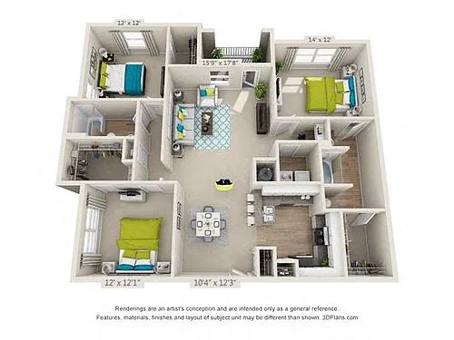 Floor plan The Cahaba