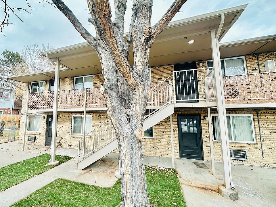 Welcome to your new home! This charming apartment offers a warm brick exterior and spacious balconies.
