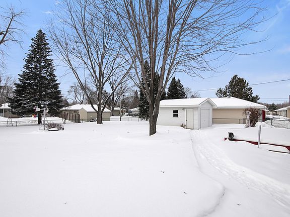Backyard view with shed