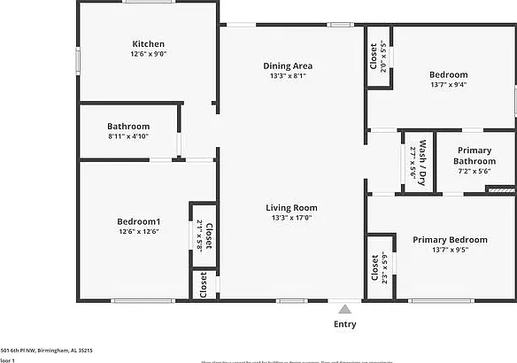 3 bed, 2.0 bath, 1120 sqft, $1,295 — Photo 2