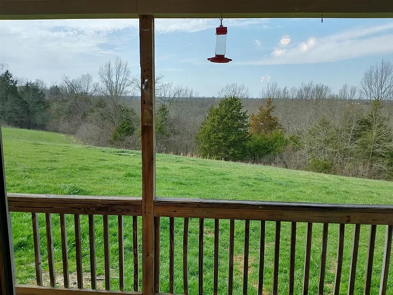 View from back porch