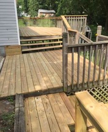Large multi tier deck 