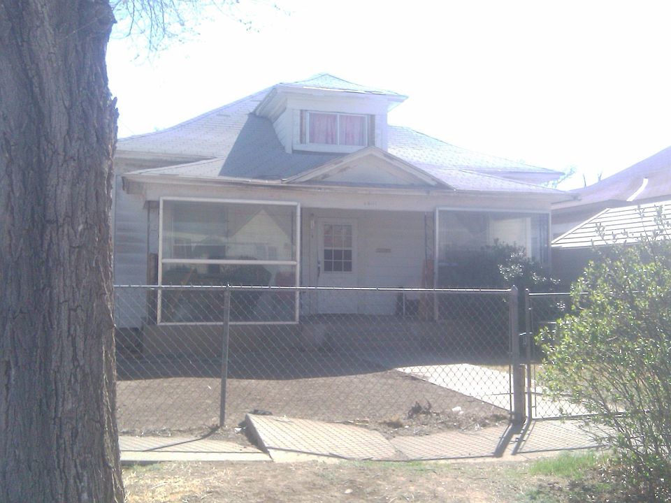 front of the house