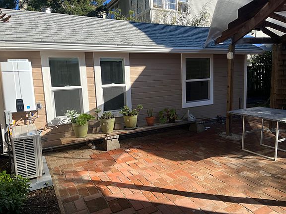 Side view of the cottage