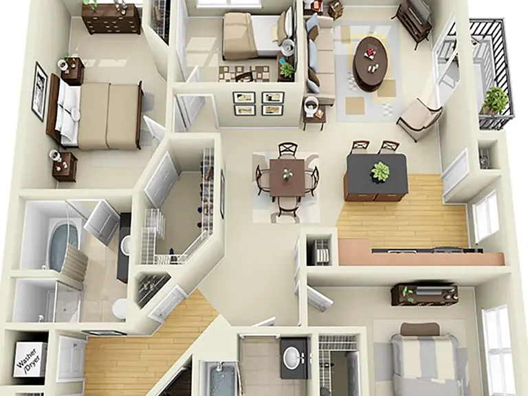C1 floor plan The Victor Stonebridge