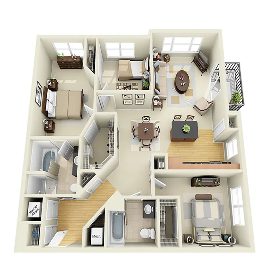 Floor plan C1