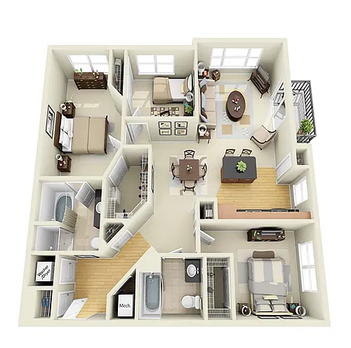 Floor plan C1