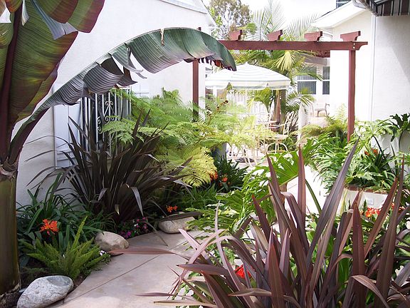 Plant Beds With Low Voltage Lighting