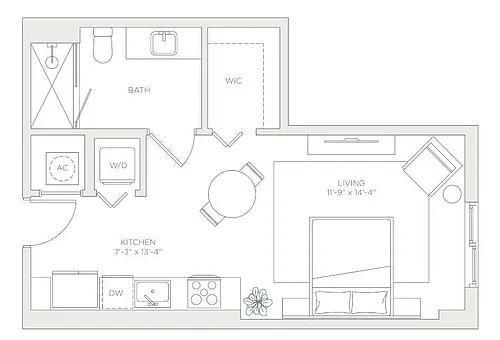 Floor plan West - S1