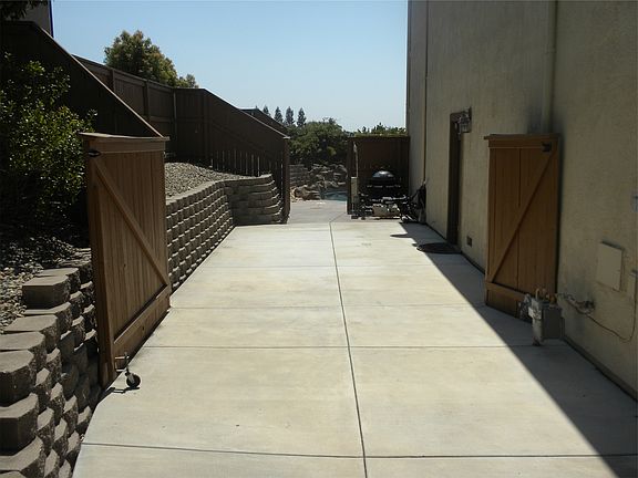 Left Side of house RV Parking