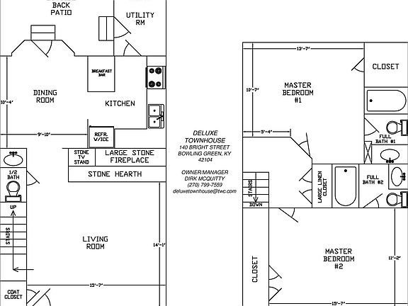 Deluxe Townhouse Floor Plan High Re