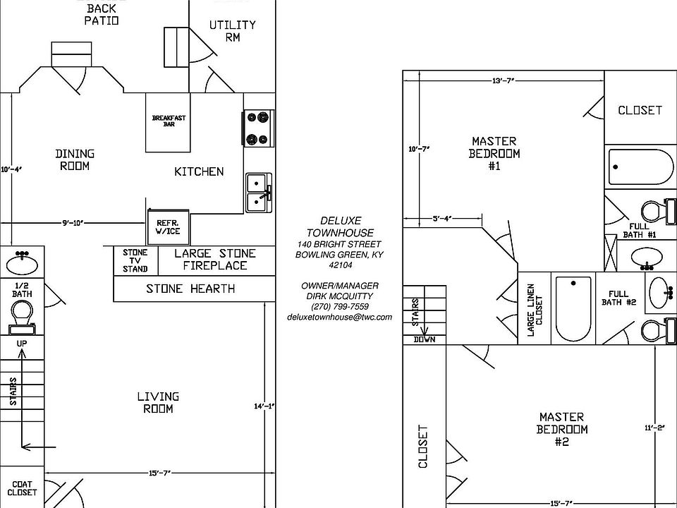 Deluxe Townhouse Floor Plan High Re