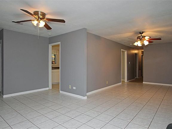 Dining area and living room