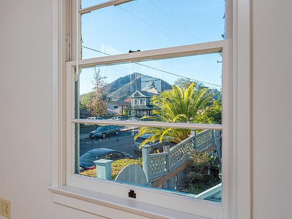 Mountain and historic district views