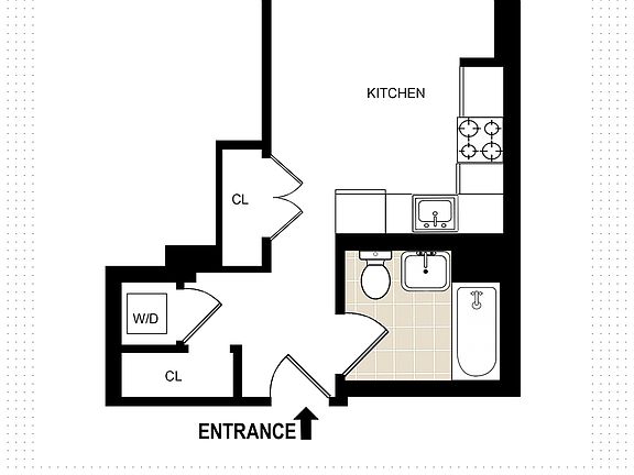 2nd image of 350 W 45th St #4A