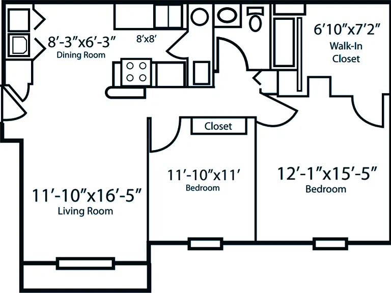 The Landing.The Winchester - 2B1B (960 sqft) The Landing.The Winchester - 2B1B (960 sqft)