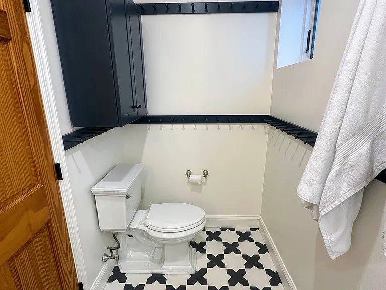 Bathroom #1 with custom cabinetry