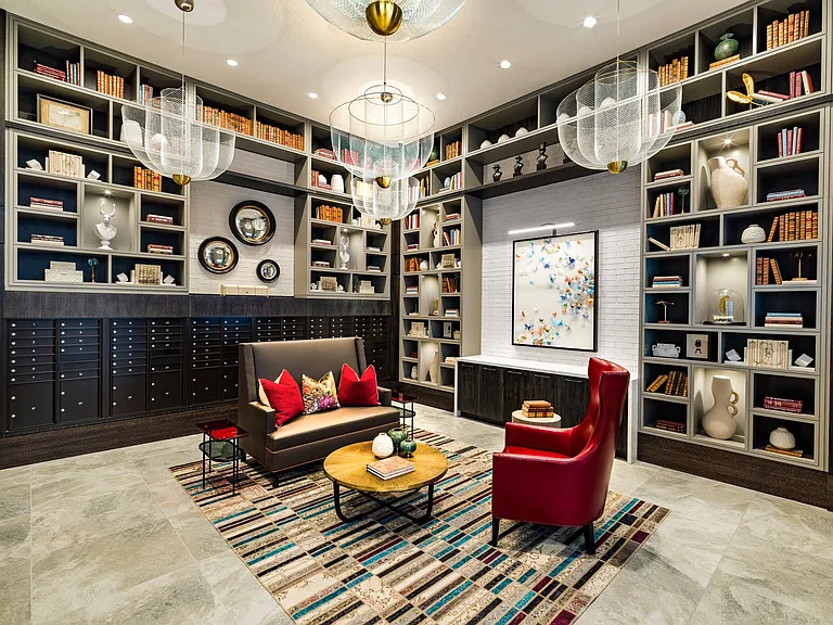 Resident Mailroom and Lobby Lounge