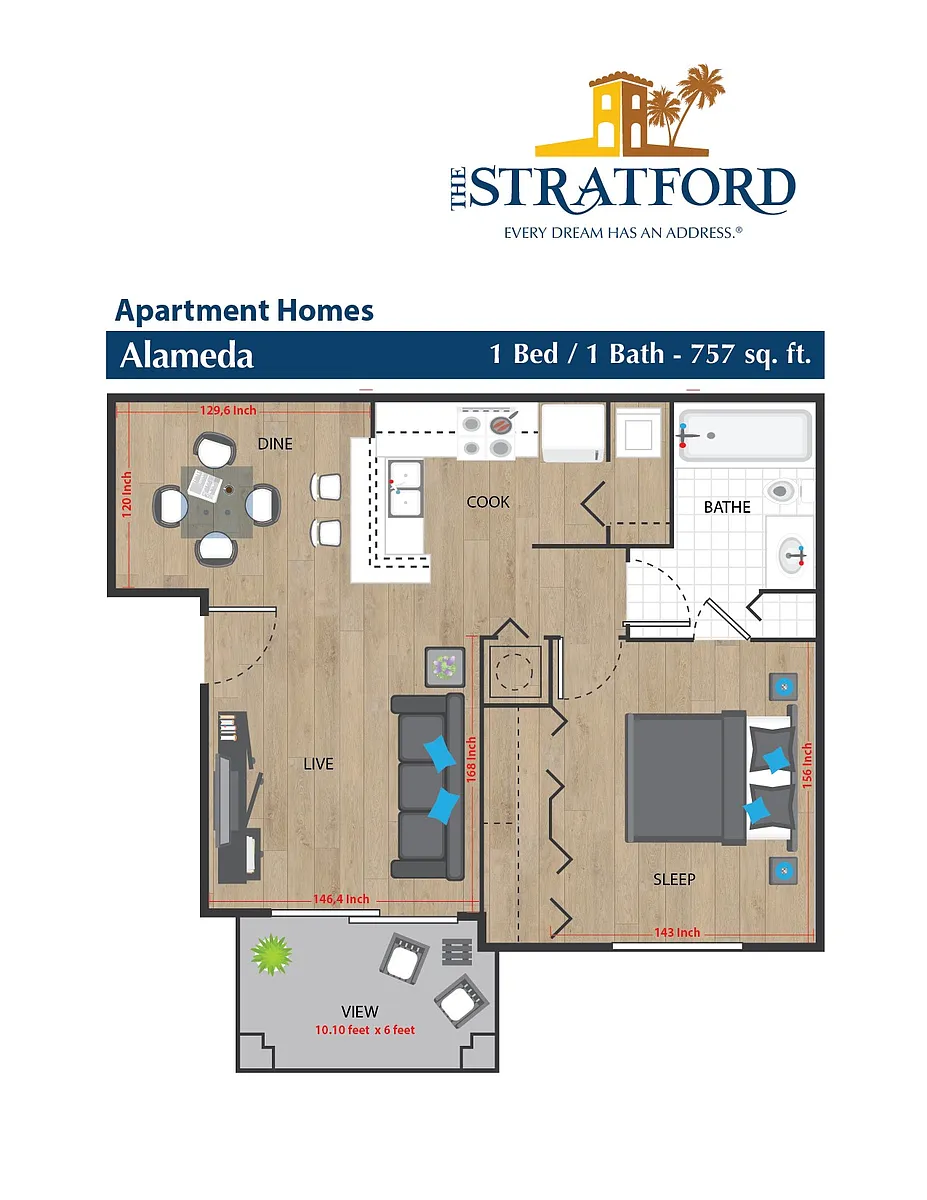 Floor plan Alameda