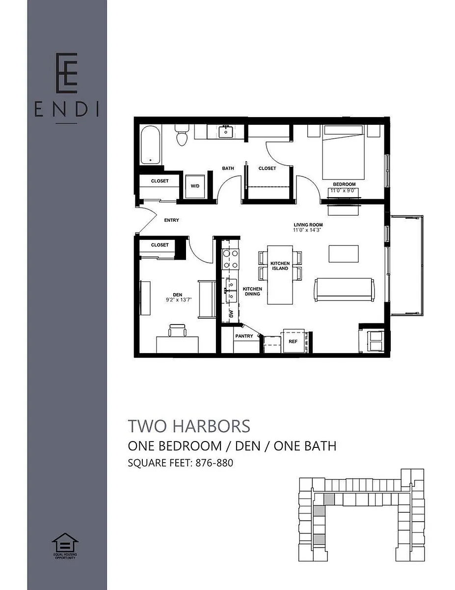 Floor plan Two Harbors