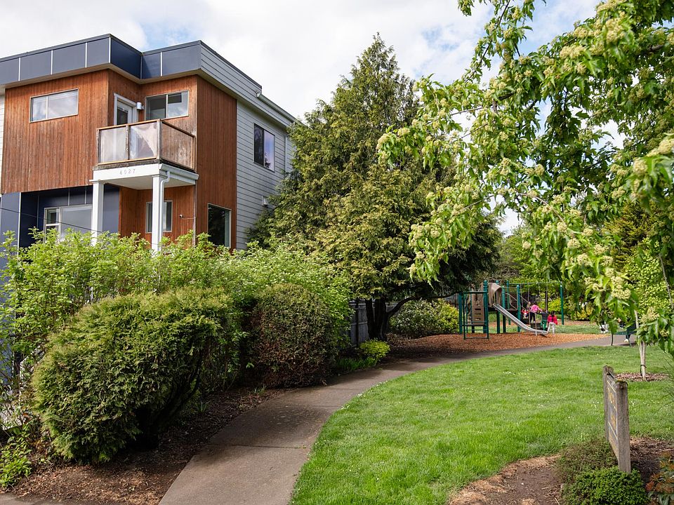 View of house from 7th ave side of Two Plum Park