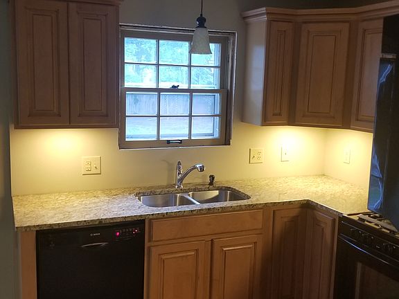 View of great yard from sink