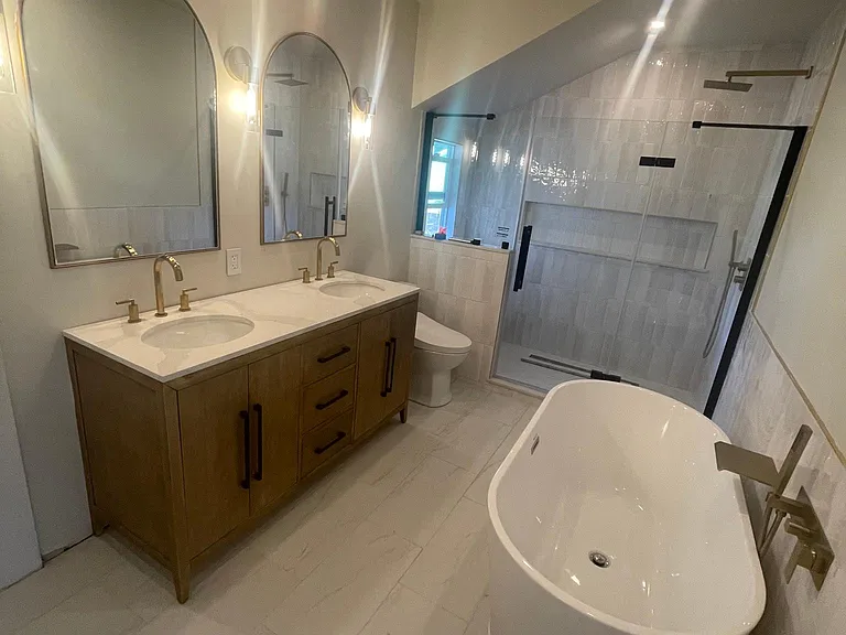 brand new master bathroom