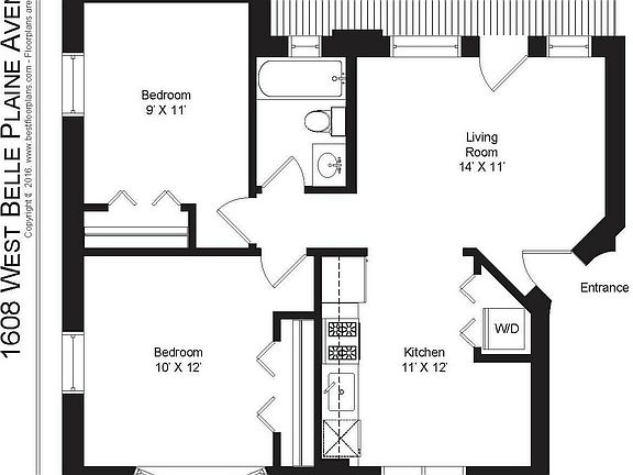 4th image of 1619 W Belle Plaine Ave #2